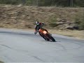 KTM 125 SX supermoto first try!