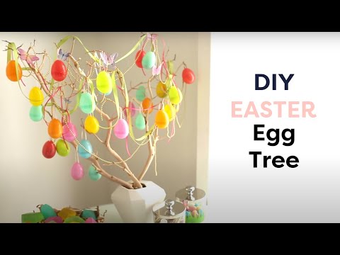 how to make an easter tree