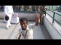 Peter Siddle with Delhi's Cricket Impressionist