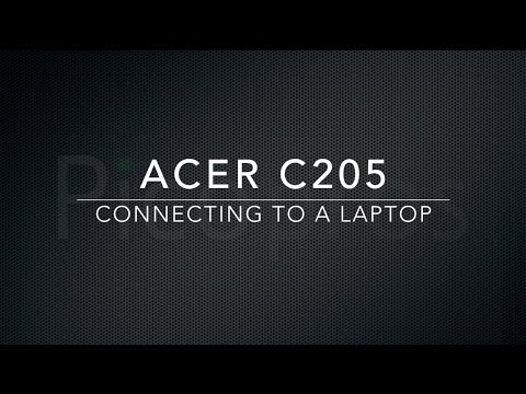 how to connect a n acer laptop to a projector
