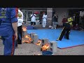 Breaking Wood on Fire