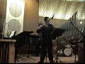 duo del sur performs v�loce from claude bolling's suite for flute and piano as part of the 2008 gonzalo cortes concert series.