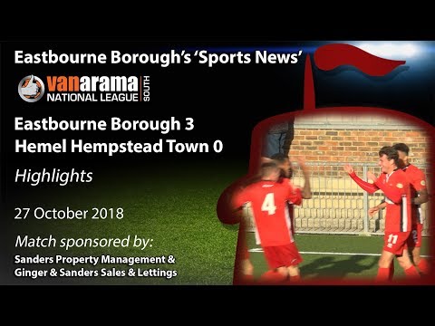 Sports News Eastbourne Borough 3 V 0 Hemel Hempstead Town