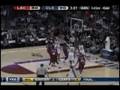 LeBron James double clutch dunk vs. Clippers