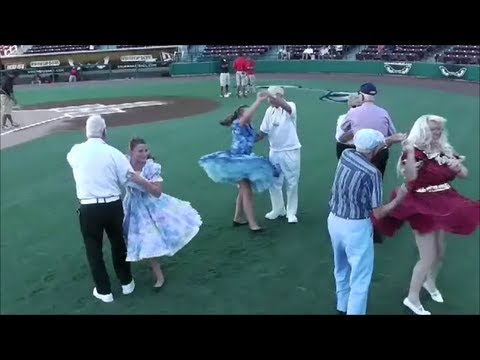 Square Dancing Demonstration Canyon LakeTwirlers at Storm Game