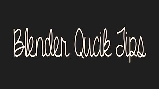 Blender quick tip tutorial on how to navigate on a laptop