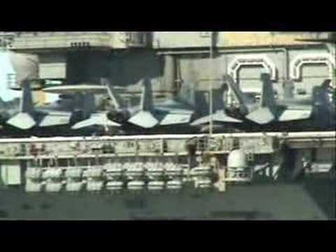 USS Kitty Hawk in Brisbane