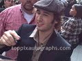 Josh Groban - Signing Autographs at Letterman