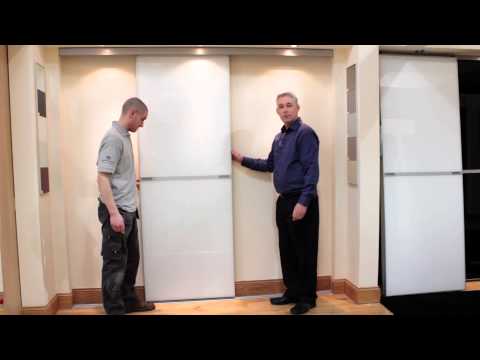 how to fit sliding wardrobe doors bq