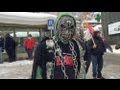 Small Occupy protest outside World Economic Forum in Davos - no comment