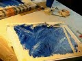 Time Lapse Painting - Big Blue W  flag