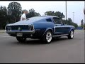 1968 mustang fastback burnout