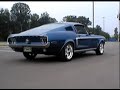 1968 mustang fastback burnout