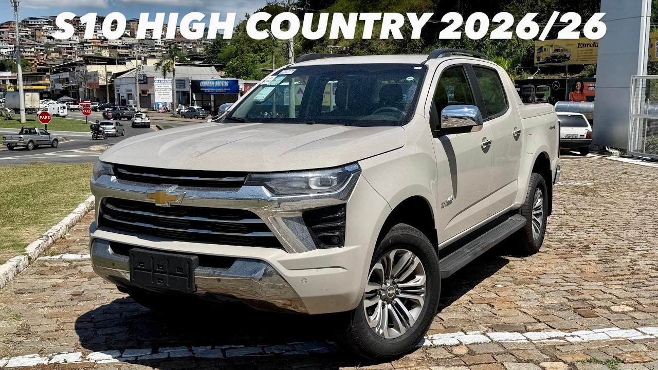 AVALIAÇÃO NOVA CHEVROLET S10 HIGH COUNTRY 2026/26 - NOVA COR DA VERSÃO TOP DE LINHA EM DETALHES!!