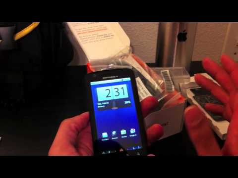Motorola Atrix 4G Unboxing and first impressions