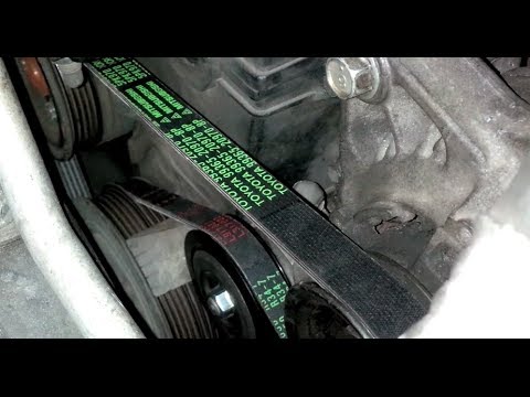 how to replace alternator belt