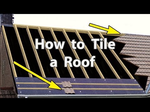 how to fit roof tiles