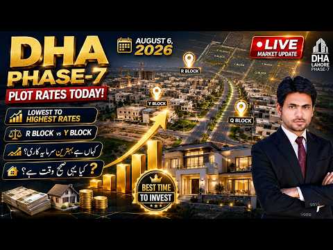 DHA Phase-7 Plot Rates Today R Block Y Block Q Block Price Ranges and Market Guide 2026