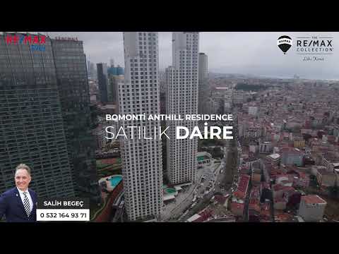 ŞİŞLİ BOMONTİ ANTHILL RESIDENCE SATILIK 1+1, 32. KAT