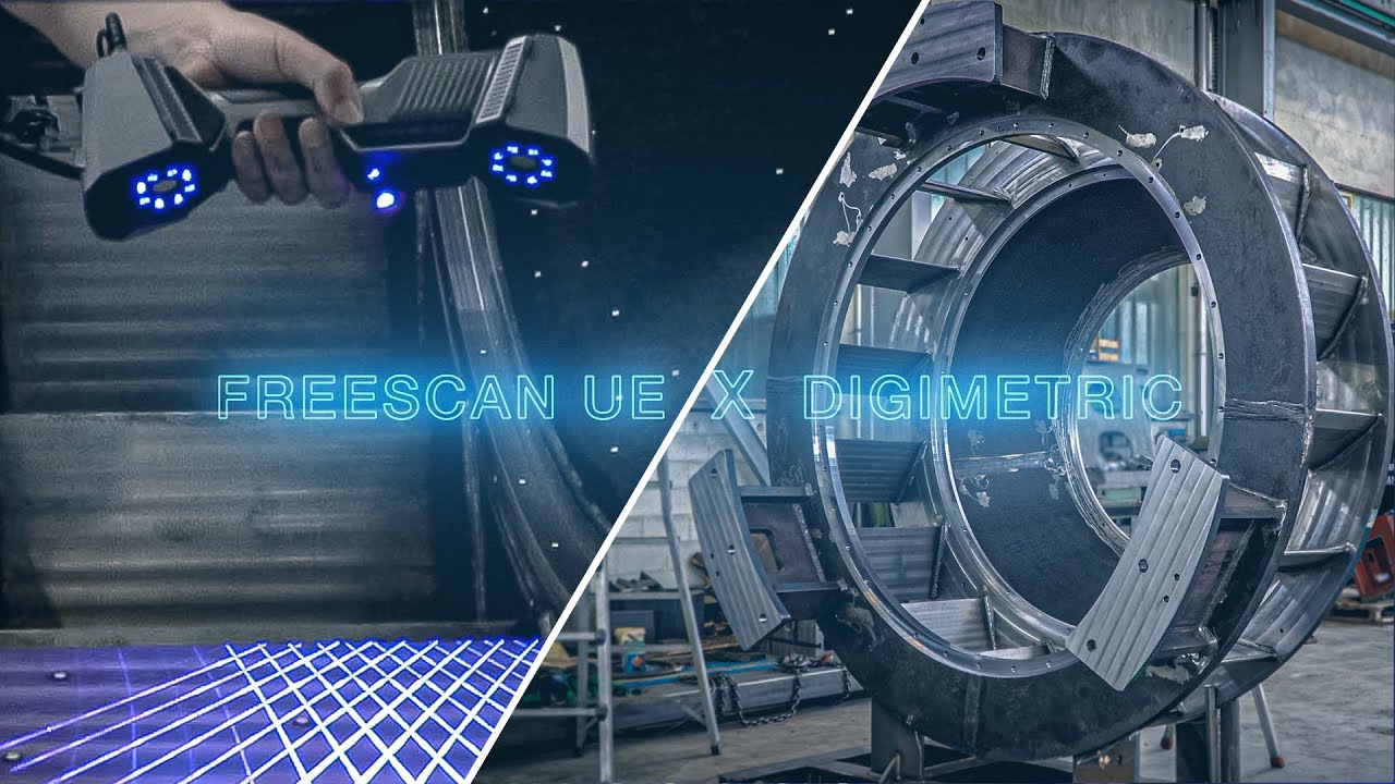 FreeScan UE + Photogrammetry  -  The Essential Assistant for 3D Inspection of Large Parts