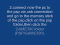How to install PSPTube on psp slim v. 3.90 m33-3: