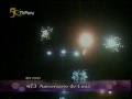 473 Aniversario de Lima con luces artificiales