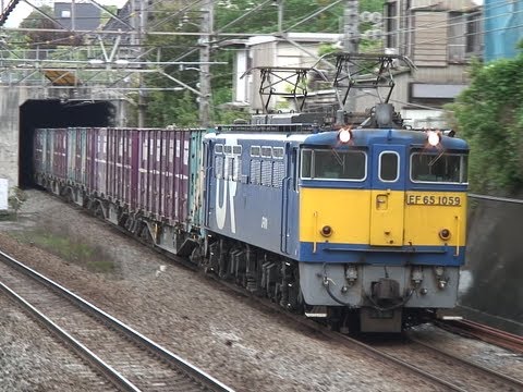 武蔵野線 貨物列車(150レ) JR貨物試験塗装機唯一の生き残り!!