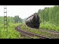 Freight train 5050 passes Taipale station Freight train 5050 passes Taipale station