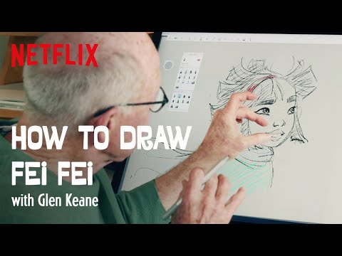 How to Draw Fei Fei with Glen Keane | Over the Moon | Netflix Futures