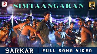 Sarkar - Simtaangaran Video  Thalapathy Vijay  A R