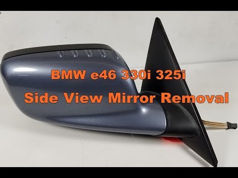 Bmw e46 330i Side View mirror removal Sedan 323i 325i