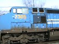 Ex Conrail leads a CSX Manifest