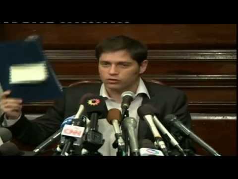 30 de JUL. Axel Kicillof habló en Nueva York tras las negociaciones con los fondos buitre.