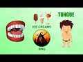 Learn about Human Body Parts For Kids - TONGUE