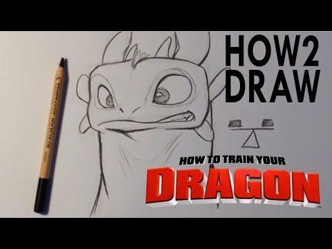 how to draw toothless