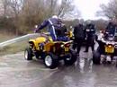 QUAD BIKERS  CAN AM RENEGADE PLAYING IN MK FLOODS