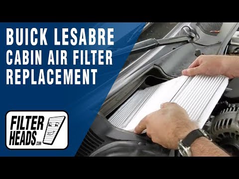 Cabin air filter replacement- Buick LeSebre