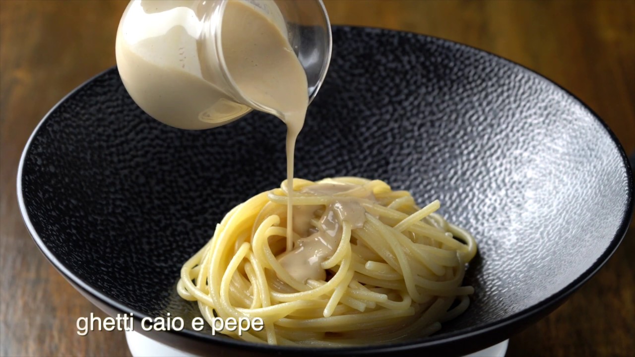 Spaghetti caio e pepe