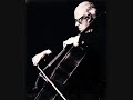 cello concerto no. 1 in e-flat major, op. 107

i. allegretto
ii. moderato
iii. cadenza
iv. allegro con moto

composer: dmitri shostakovich (1906-1975)
performer: mstislav rostropovich (1927-2007)
conductor: eugene ormandy (1899-1985)
orchestra: philadelphia orchestra

recorded on: november 8, 1959

the cello concerto no. 1 in e flat major, opus 107, was written by dmitri shostakovich in 1959. he wrote it for mstislav rostropovich, who memorized the work in four days and gave the premiere in leningrad under yevgeny mravinsky, on october 9, 1959 in the large hall of the leningrad conservatory. the first recording was made for the cbs label by rostropovich accompanied by the philadelphia orchestra conducted by eugene ormandy in november of the same year.
http://en.wikipedia.org/wiki/cello_concerto_no._1_(shostakovich)