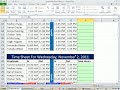 Excel 2010 Business Math 44: Payroll Time Sheets, IF Function For Overtime&Gross Pay Calculations