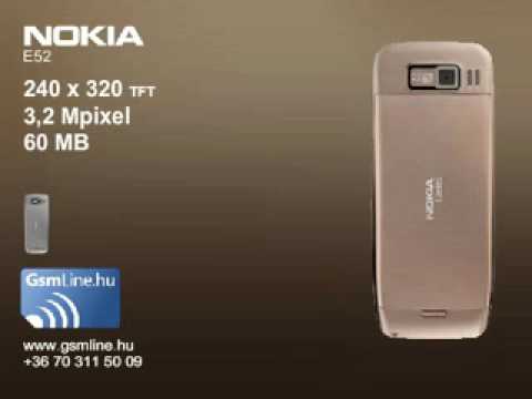 Nokia E52 Navi teszt vide�