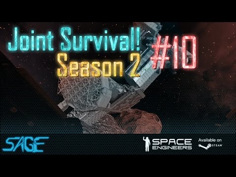 Space Engineers, Joint Survival S2 #10 (Small Base Tour)