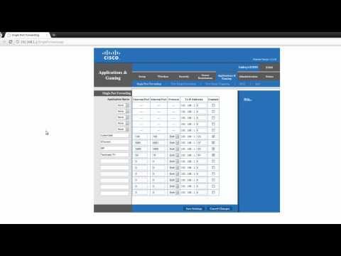 port forward - http://www.techneektv.com In this video tutorial, Mike from Techneektv.com will show you how to Port Forward/Open Ports on a Wireless Router. NOTE: If you ar...