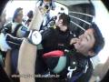 Salto duplo realizado na escola Skydive Boituva com instrutor Erico Azambuja.