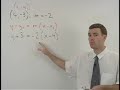 Watch Video on Point Slope Form - Algebra Help