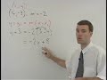 access full lesson containing this video at: http://www.yourteacher.com/algebra2/pointslopeform.php students learn to write the equation of a line given a point on the line and the slope of the line, by using the point-slope formula, which states that given a point (x1, y1) and a slope m, the equation of the line can be written as y - y1 = m(x - x1). for example, if a line passes through the point (3, -2), and has a slope of 4, its equation can be written: y + 2 = 4(x - 3). from here, the equation can be converted to either slope-intercept or standard form. note that a horizontal line passing through a given point has the equation y = the y-coordinate of the given point, and a vertical line passing through a given point has the equation x = the x-coordinate of the given point.