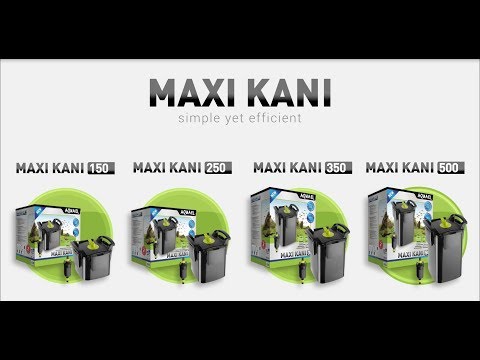 Фильтр внешний Aquael MAXI KANI 250, 4 кассеты по 1,9 л, 1000 л/ч