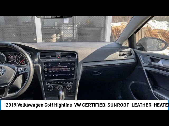 2019 Volkswagen Golf Highline | VW CERTIFIED | SUNROOF in Cars & Trucks in Strathcona County