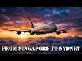 Midnight departure from Changi Airport