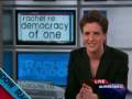 Rachel Maddow Grabs Some Popcorn - 23 Jan 2009
